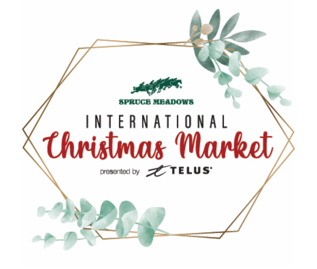 poster image for the 2023 International Spruce Meadows Christmas Market