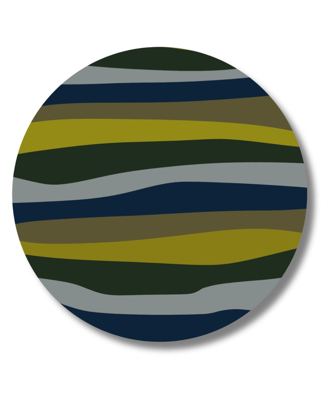 Prairie Reflections Underfoot - 6" Round Area Rug | Wheatland