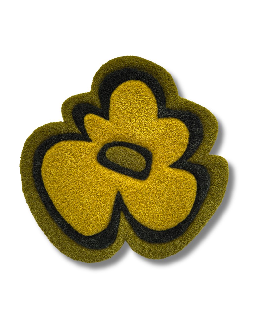 Yellow & Green Flower Power 18" x 20"