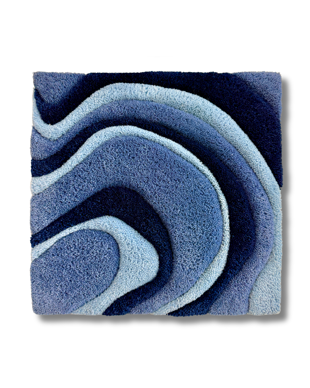 Blue Waves - 15" x 15"