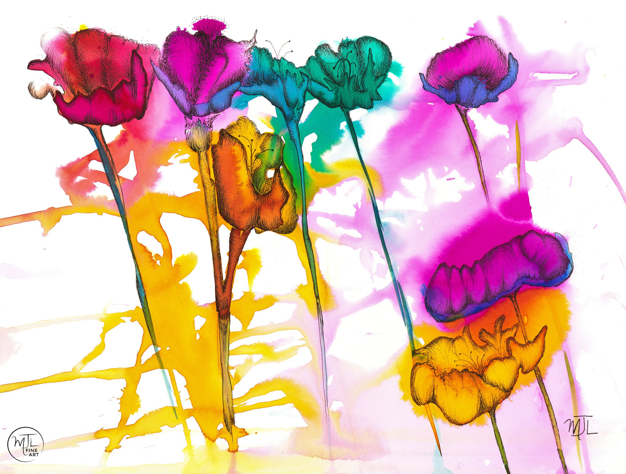 Saturated - PRINT framed